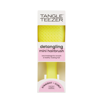 tangle teezer the mini ultimate detangler hyper yellow - spazzola districante capelli bagnati