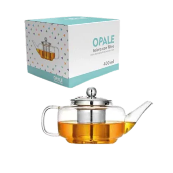 himalaya handy teapot opale - teiera con filtro vetro borosilicato 400ml