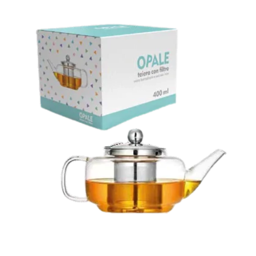 Himalaya Handy Teapot Opale - Teiera Con Filtro Vetro Borosilicato 400ml