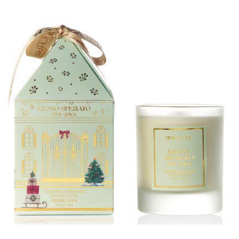 himalaya candle joy home christmas - candela legno speziato 210g