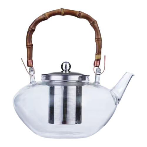 Himalaya Handy Teapot Corniola - Teiera Con Filtro Vetro Borosilicato 1500ml