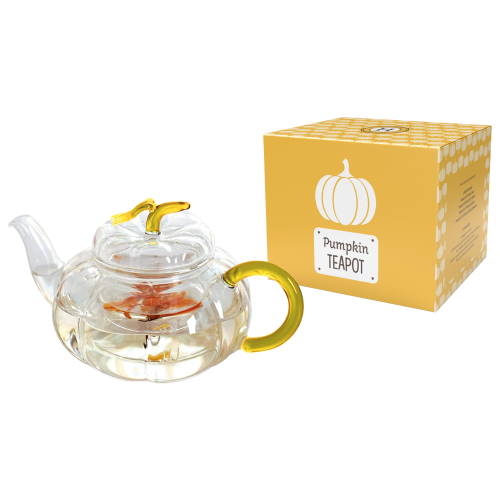 Himalaya Handy Teapot Pumpkin - Teiera In Vetro Borosilicato