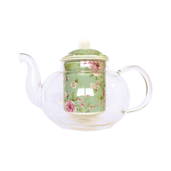 himalaya handy teapot ibisco - teiera in vetro borosilicato