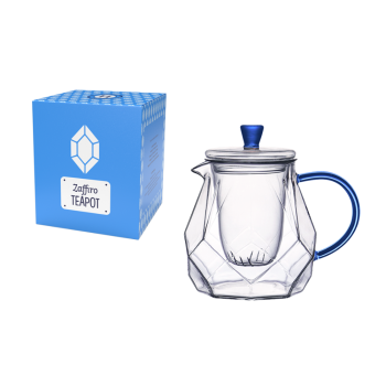 himalaya handy teapot zaffiro - teiera in vetro borosilicato