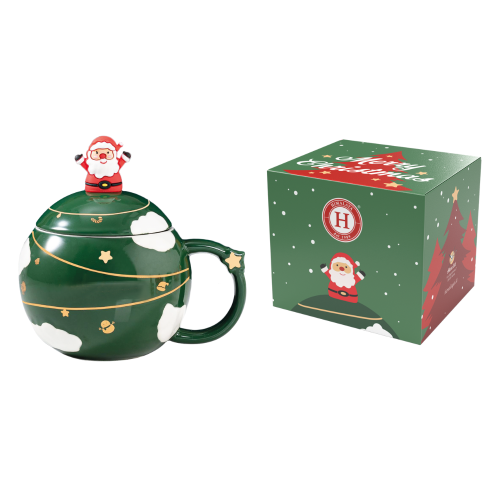 Himalaya Handy Xmas Christmas Ball Mug Green 350ml