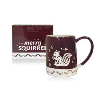 hymalaya handy mug tazza in gres merry squirrel 600ml 