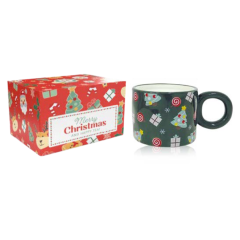 hymalaya handy xmas mug tazza natale green 420ml