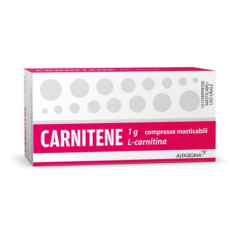 carnitene 10 compresse masticabili 1g