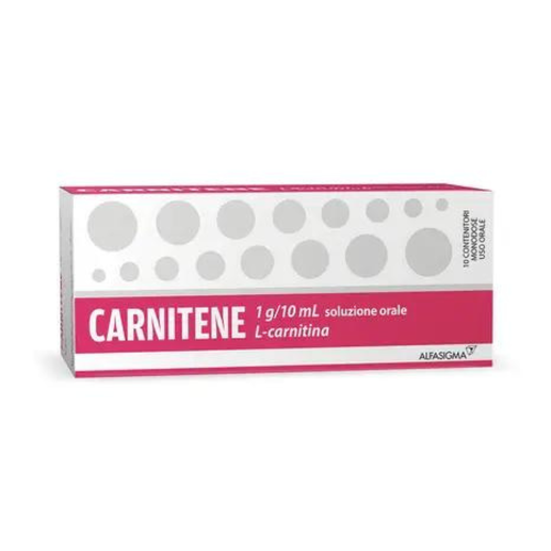 Carnitene 10 Flaconi Orali Monodose 1g 