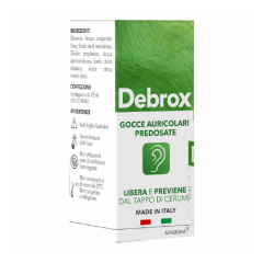 debrox gocce auricolari rimozione tappo di cerume 15ml