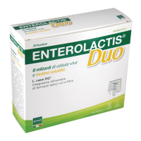 Enterolactis Duo Integratore Di Fermenti Lattici Vivi E Fibre 20 Bustine