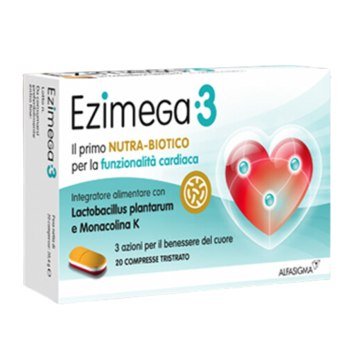 Ezimega 3 Integratore Per Il Benessere Cardiaco 20 Compresse