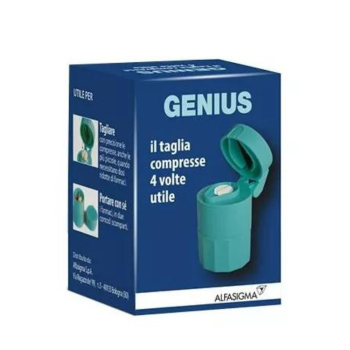 genius tagliapillole portapillole frantumapillole 3 in 1 