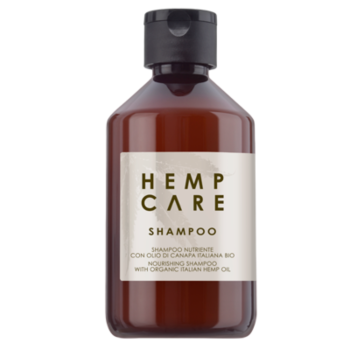 hemp care hair shampoo nutriente con olio di canapa italiana bio 250ml