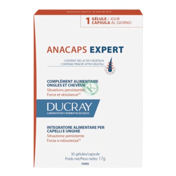 Ducray Anacaps Progressiv Anticaduta Capelli 30 Capsule ( ora Anacaps Expert)