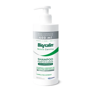 bioscalin nova genina shampoo fortificante volumizzante formato maxi convenienza 400ml