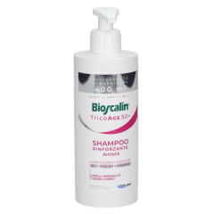 Bioscalin Tricoage 50+ Shampoo Rinforzante Anti Età Donna Formato Maxi Convenienza 400ml