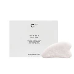 cosmetics 27 - gua sha white jade pietra da massaggio facciale