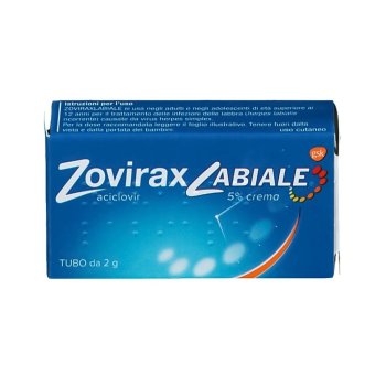 zovirax labiale 5% crema 2g - farmed srl