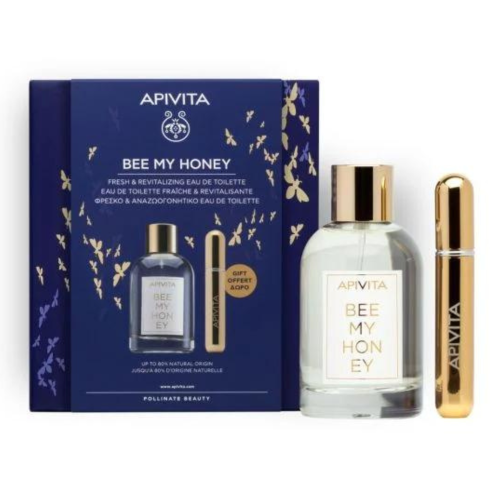 Apivita Cofanetto Gift Idea Regalo - Bee My Honey Eau De Toilette + Regalo Profumo Spray Ricaricabi