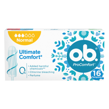 ob pro comfort comfort assorbenti interni normal 16 tamponi 