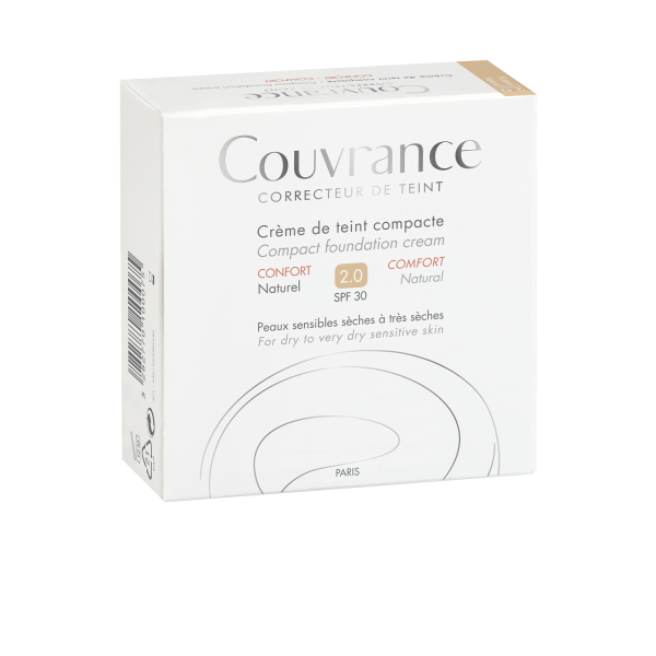 Avene Couvrance Crema Compatta Colorata 0.2 Naturale Comfort 10g 