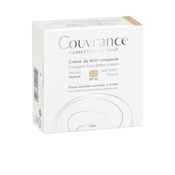 Avene Couvrance Crema Compatta Colorata 0.2 Naturale Fine Mat 10g