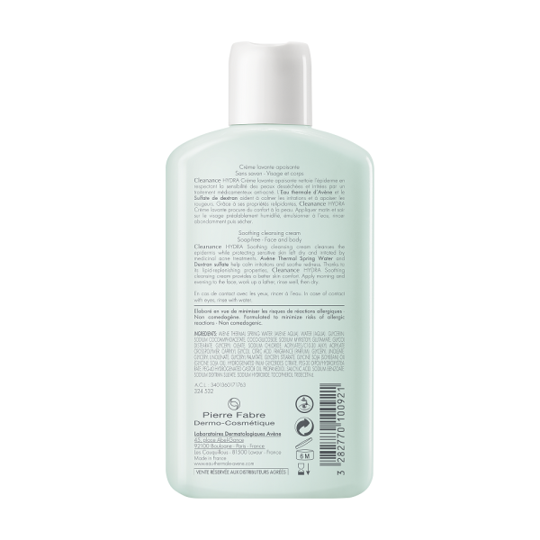 Avene Cleanance Hydra Crema Detergente 200ml