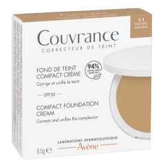 avene couvrance fondotinta compatto in crema n. 1.1 naturale