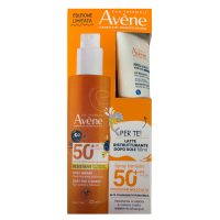 Avene Solari Bambini Spray Spf50+ 200ml + Latte Ristrutturante Doposole 50ml Omaggio 