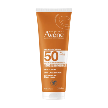 avene solari latte spf50+ protezione molto alta texture effetto tocco secco invisibile 250ml