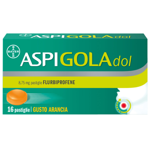 Aspigoladol 16 Pastiglie Gusto Arancia 