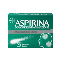 Aspirina Dolore & Infiammazione 500mg 20 Compresse