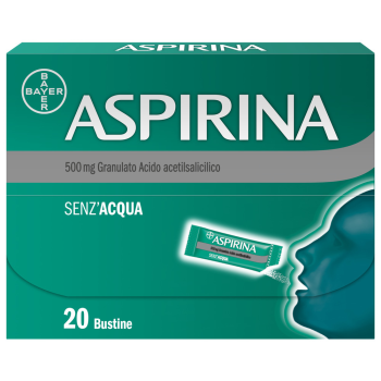 aspirina granulato orale senz'acqua 20 bustine 500mg
