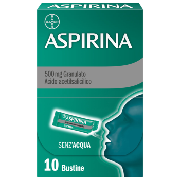 aspirina granulato orale senz'acqua 10 bustine 500 mg