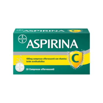 aspirina c 400 + 240 mg 10 compresse effervescenti