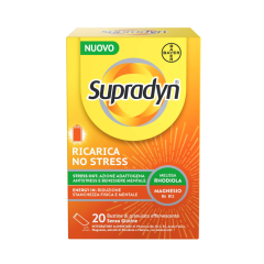 supradyn ricarica no stress integratore 20 bustine di granulato effervescente