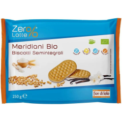 fior di loto zero % latte meridiani biscotti semintegrali 250g