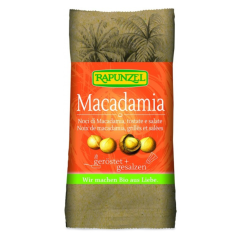 rapunzel - noci di macadamia tostate e salate 50g