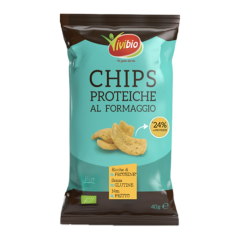 vivibio chips proteiche al formaggio 40g