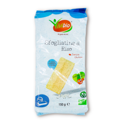 vivibio sfogliatine di riso 150g