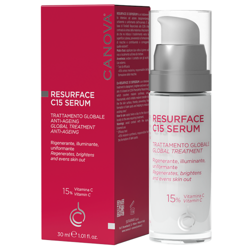 Canova Resurface C 15 Serum Trattamento Globale Anti-Ageing 30ml