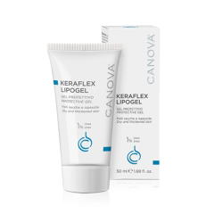 canova keraflex lipogel - gel protettivo idratante a base di urea 1% 50ml