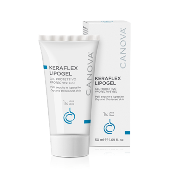 canova keraflex lipogel - gel protettivo idratante a base di urea 1% 50ml