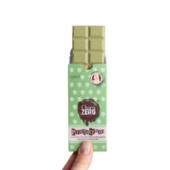 choco zero - tavoletta cioccolato e pistacchio 25g