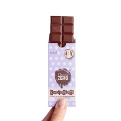 choco zero - tavoletta cioccolato nocciolato fondente 25g