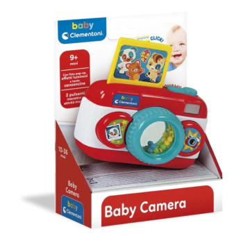 clementoni gioco baby camera - macchina fotografica 9+m