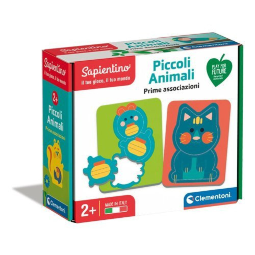 Clementoni Gioco Sapientino Little Match - Puzzle Piccoli Animali 2+