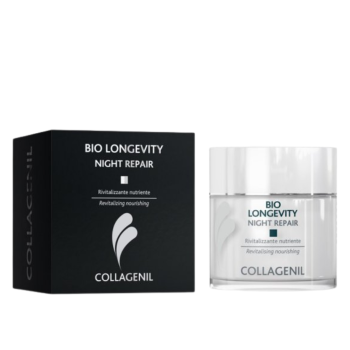 collagenil bio longevity night repair - crema viso rivitalizzante nutriente intensiva notte 50ml 