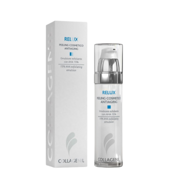 collagenil relux peeling cosmetico antiaging acido glicolico 15% emulsione esfoliante 50ml